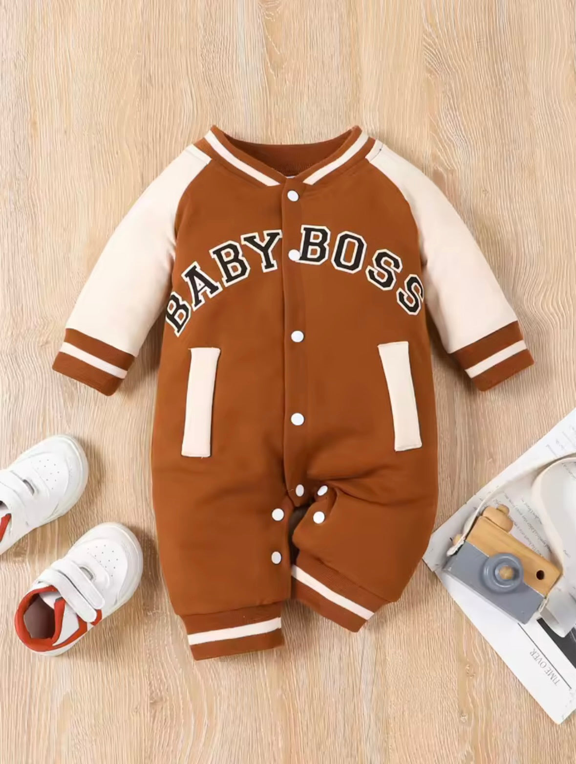 Baby Boss Varsity Jumpsuit