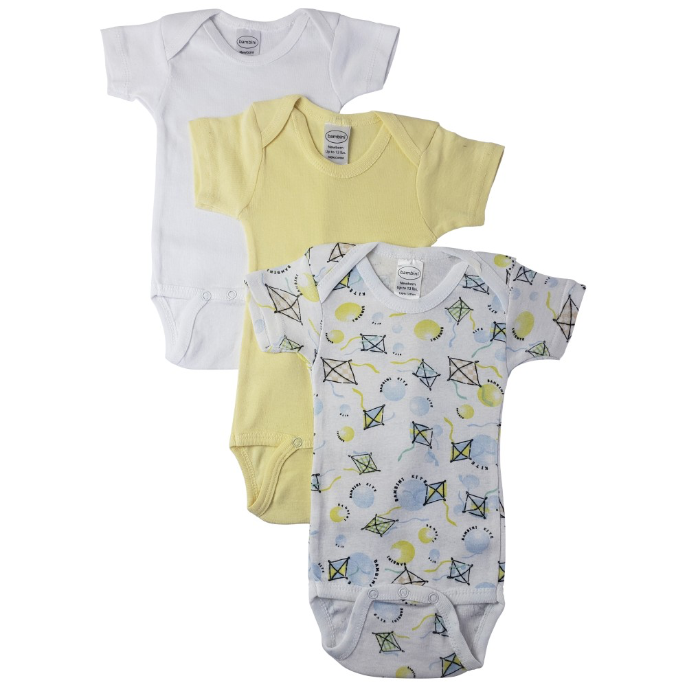 Short Sleeve Onezie Variety 3-Pack