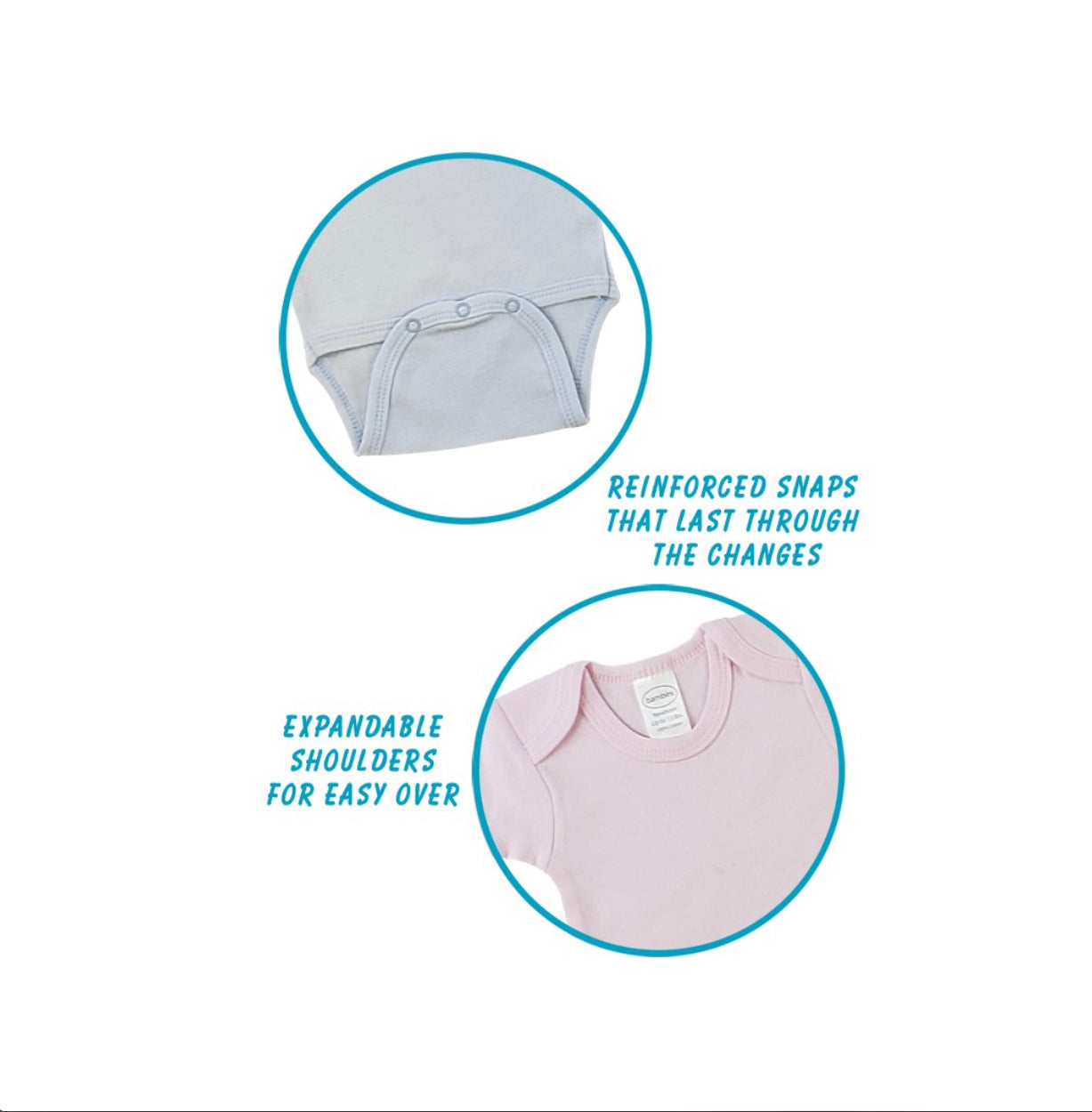 Short Sleeve Onezie Variety 3-Pack