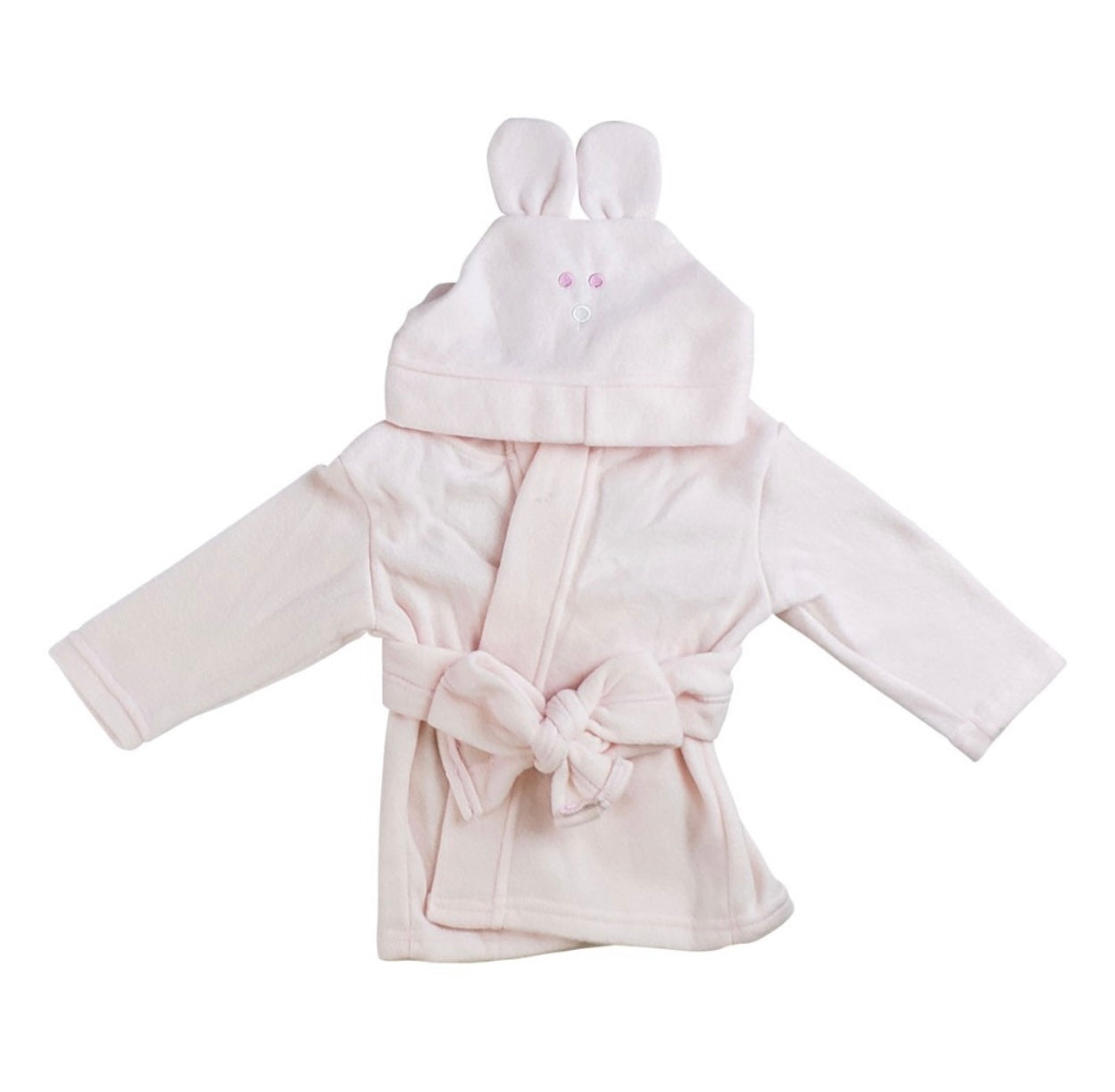 Fleece Robe Pastel with Rabbit Ears Hoodie