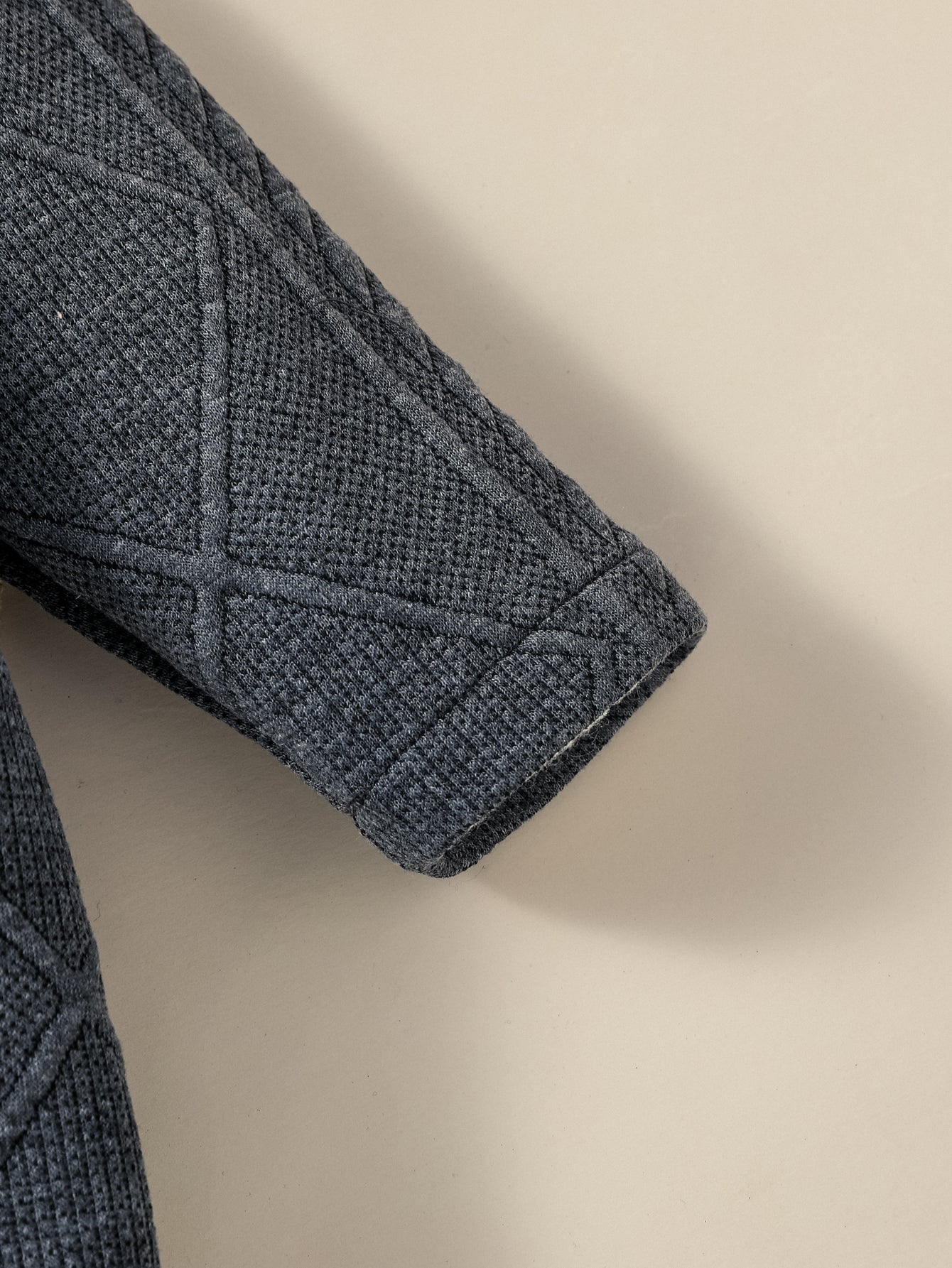 Grey Baby Boy Autumn Romper